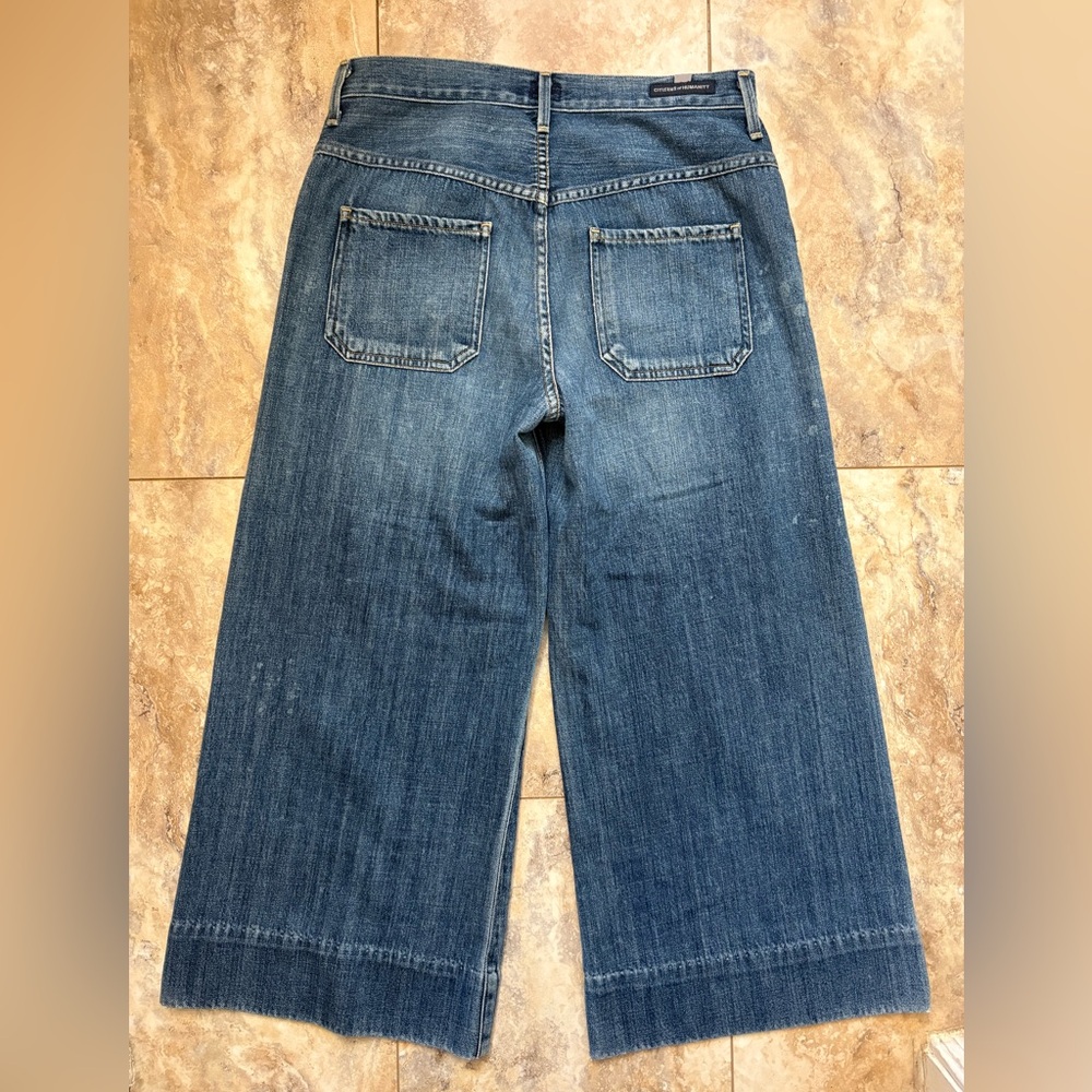Citizens of Humanity Posie Wide-Leg Crop Jeans Women’s 27 - Picture 11 of 16